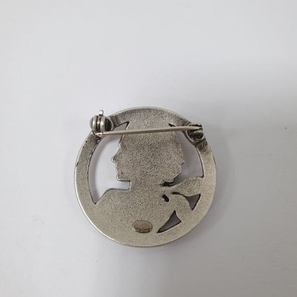 Chanel Silver-tone Mademoiselle Brooch - Picture 2 of 6